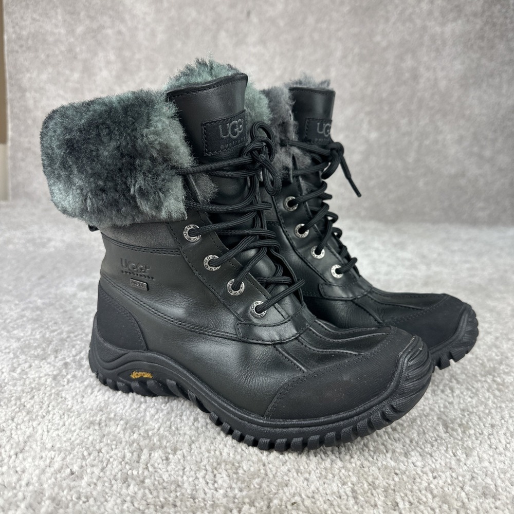 UGG Adirondack II‎ Women's 1906 Snow Winter Boots Size 6 Leather Waterproof